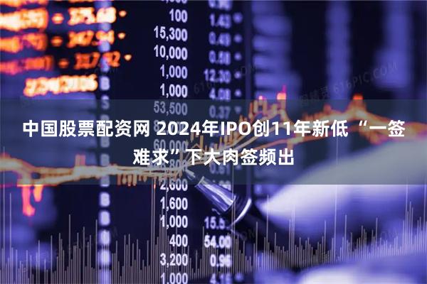 中国股票配资网 2024年IPO创11年新低 “一签难求”下大肉签频出