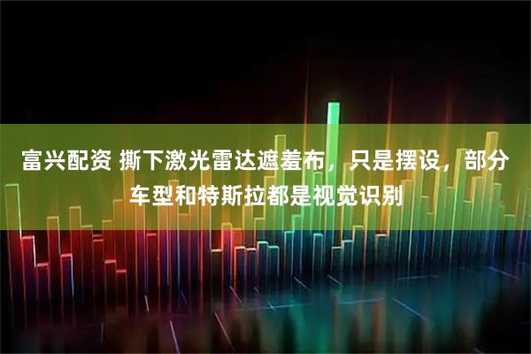 富兴配资 撕下激光雷达遮羞布，只是摆设，部分车型和特斯拉都是视觉识别