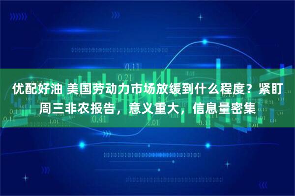 优配好油 美国劳动力市场放缓到什么程度？紧盯周三非农报告，意义重大，信息量密集